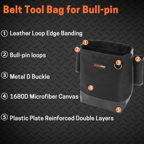 WISEPRO Tool Bag for Bull Pin
