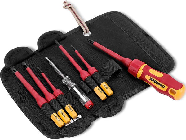 1000V Insulated Screwdrivers Set with Pouch